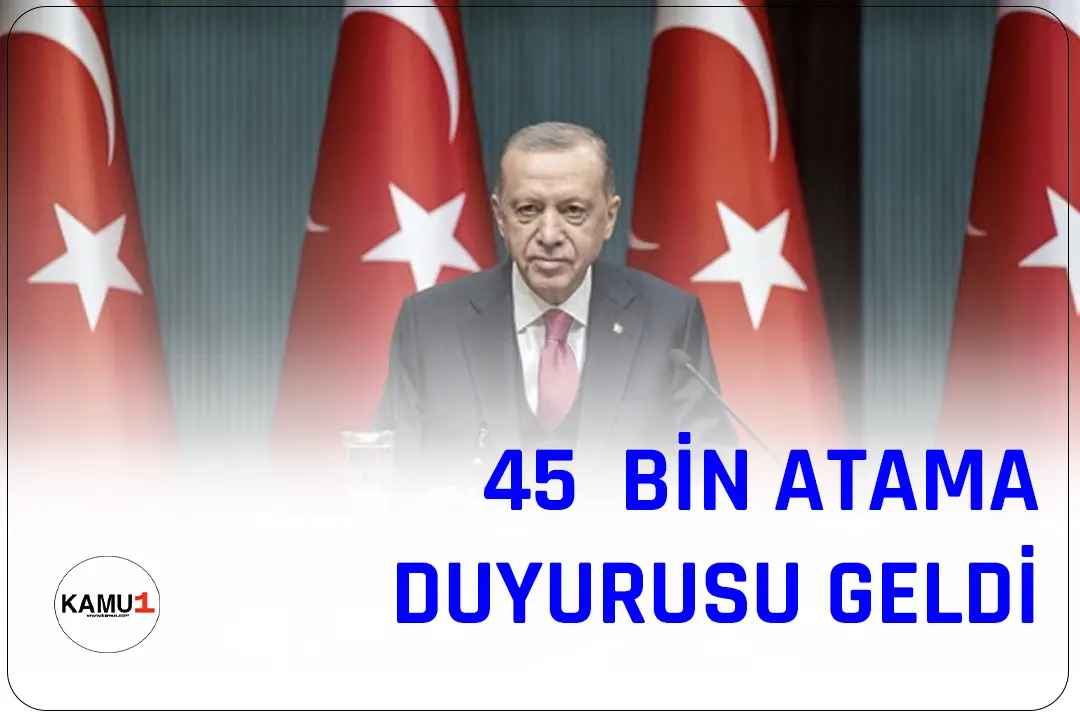 Cumhurbaşkanı Recep Tayyip Erdoğan, bugün yaptığı açıklamada, eğitim camiasına 45 bin yeni öğretmen ataması yapılacağını duyurdu. Erdoğan, atanacak öğretmenlerin öncelikli olarak deprem bölgelerinde görevlendirileceğini söyledi.